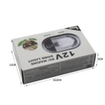 D4348 10-24V 3-3.5W 4000-4500K 280LM RV Yacht 24 PCS LED Lamps Dome Light Ceiling Lamp, with Independent Switch Control - Image 8