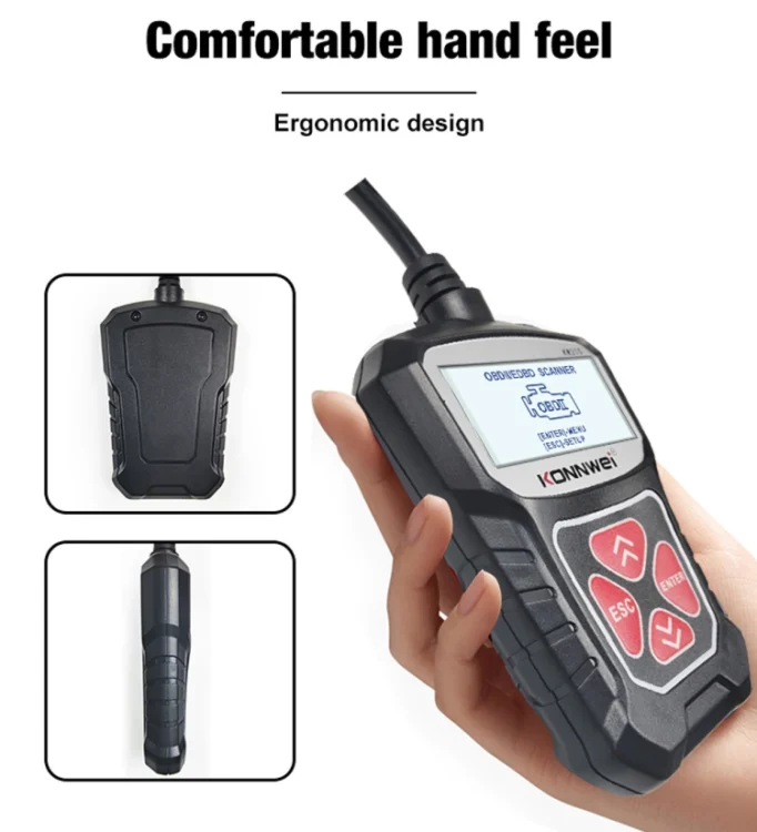 CRP1094B_13.webp KONNWEI KW310 OBD Car Fault Detector Code Reader ELM327 OBD2 Scanner Diagnostic Tool - Image 14