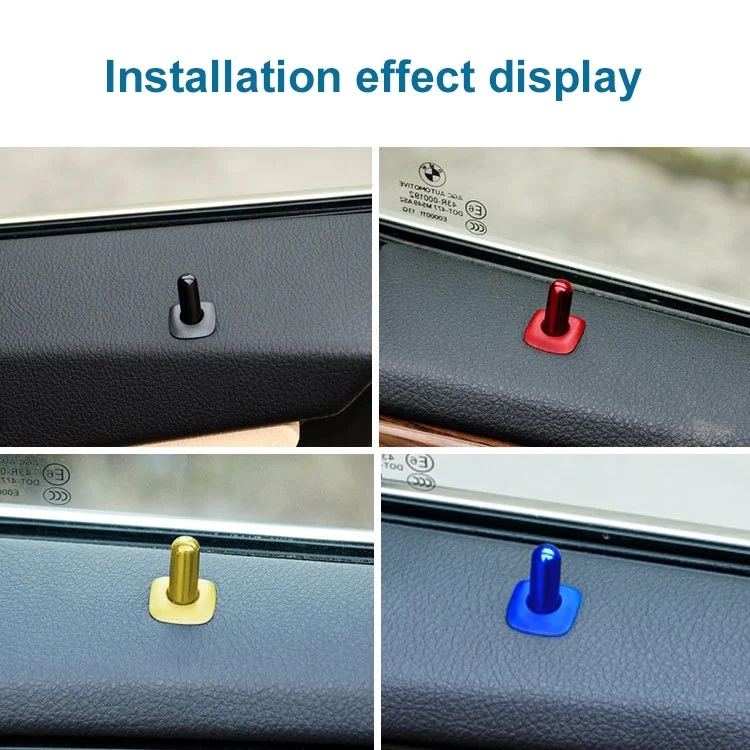 CRP1169_B3.webp 4 PCS Car Unlock Cover Door Bolt Door Handle for BMW X1 / X6 - Image 4