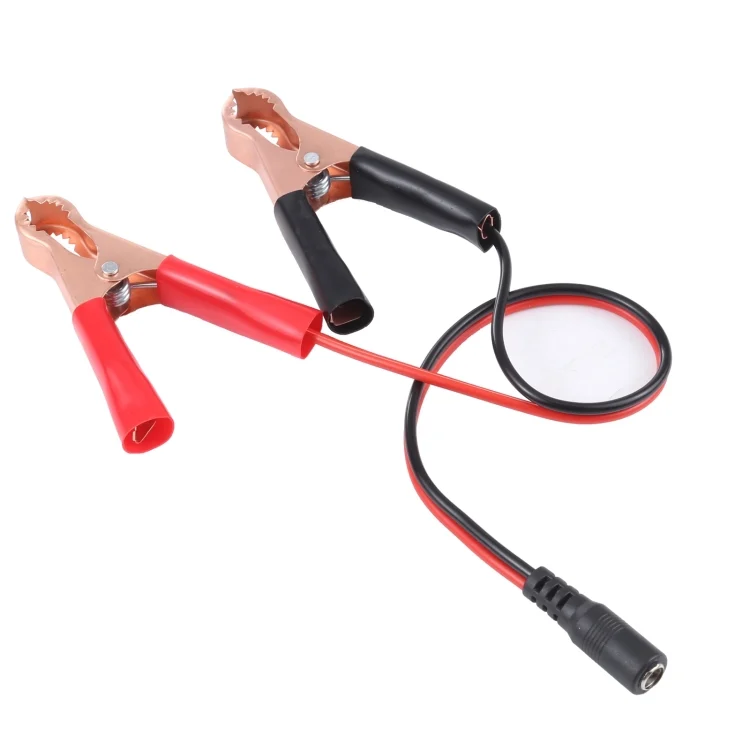 CRP1217_1.webp Car DC 5.5x2.1 Interface Crocodile Clip Charging Connection Cable - Image 2