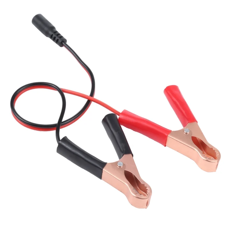 CRP1217_2.webp Car DC 5.5x2.1 Interface Crocodile Clip Charging Connection Cable - Image 3