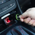 17W 3.4A Mini USB Car Charger with 8 Pin Spring Cable - Image 7