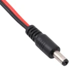 12V/24V 5.5x2.1mm DC Power Supply Adapter Plug Coiled Cable Car Charger, Length: 1m - Image 3