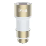 IVON CC33 36W 6A Dual QC 3.0 USB Full Metal Car Charger - Image 2