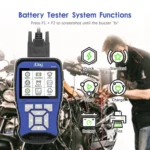 JDiag M100 Motorcycles 2 in1 OBD Scanner Battery Tester, Simplified Version - Image 4