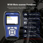 JDiag M100 Motorcycles 2 in1 OBD Scanner Battery Tester, Simplified Version - Image 7