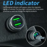 IVON CC38 2.4A Dual USB Car Charger + 1m USB to Micro USB Fast Charge Data Cable Set - Image 4