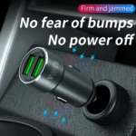 IVON CC38 2.4A Dual USB Car Charger + 1m USB to USB-C / Type-C Fast Charge Data Cable Set - Image 3