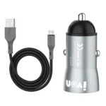 IVON CC39 18W 3.1A QC 3.0 USB Car Charger + 1m USB to Micro USB Fast Charge Data Cable Set - Image 2