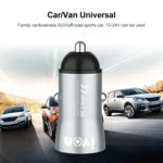 IVON CC39 18W 3.1A QC 3.0 USB Car Charger + 1m USB to USB-C / Type-C Fast Charge Data Cable Set - Image 7