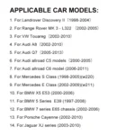 Car Air Suspension Compressor Pump Repair Kit for BMW / Land Rover / Porsche / Mercedes-Benz - Image 7