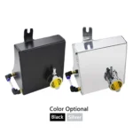 Car Modified Triangle Aluminum Alloy Cooling Water Tank Bottle Can for Nissan - Image 2