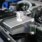 Car Modified Triangle Aluminum Alloy Cooling Water Tank Bottle Can for Nissan - Image 7