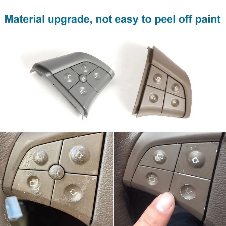 CRP1333_B3.webp Car Right Side 5-button Steering Wheel Switch Buttons Panel 1648200110 for Mercedes-Benz W164, Left Driving - Image 4