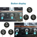 Car Air Conditioner Panel Switch Button AUTO Key 6131 9250 196-1 for BMW E60 2003-2010, Left Driving - Image 4