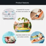 HT-426 USB Electric Air Pump for Rubber Boat Inflatable Bed - Image 5