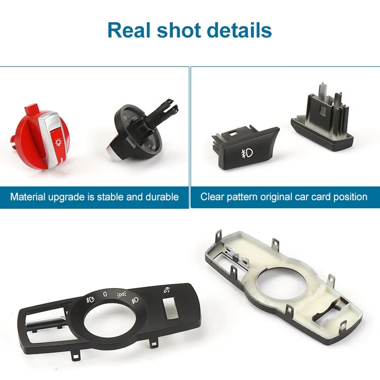 CRP1399_3.webp Car Rear Fog Light Switch Button Knob for BMW 5 Series 2010-2017, Left Driving - Image 4