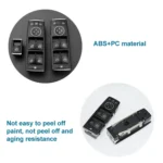 Car Window Glass Lift Switch for Mercedes-Benz W166, Left Driving Low Configuration Version - Image 3