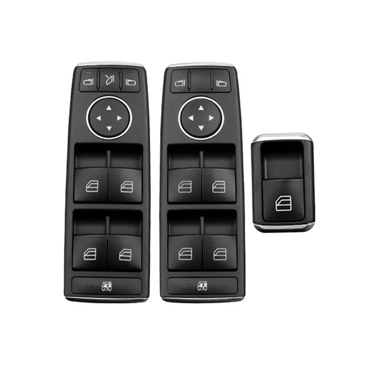 CRP1437_1.webp Car Single Window Glass Lift Switch for Mercedes-Benz W166, Left Driving - Image 2