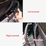 Car Right Side Inside Doors Handle Pull Trim Cover for BMW X5 / X6, Left Driving - Image 4