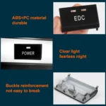 Car No. 1 Center Console Switch Button for BMW 3 Series M3 2005-2012, Left Driving - Image 4