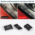 Car No. 2 Center Console Switch Button for BMW 3 Series M3 2005-2012, Left Driving - Image 5