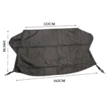 Car Folding Sunshade Front Gear Oxford Cloth Brace Snow Cover, Size: 162cm x 100cm - Image 2
