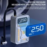 7.4V Wired Portable Car Tire Air Pump - Image 5