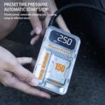 7.4V Wired Portable Car Tire Air Pump - Image 7