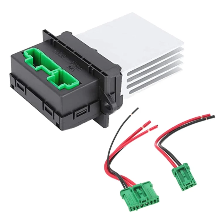 CRP1613.webp Car Heater Blower Fan Resistor + Connector / Wire 6441.L2 7701207718 for Citroen / Peugeot / Renault - Image 1
