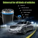 Cup Holder Car Charger Dual Cigarette Lighter 4USB Ports Charger Car MP3 Player - Image 13