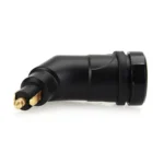 German European Standard Small Caliber Motorcycle Charger Cigarette Lighter Plug Elbow Phone Charger - Image 5