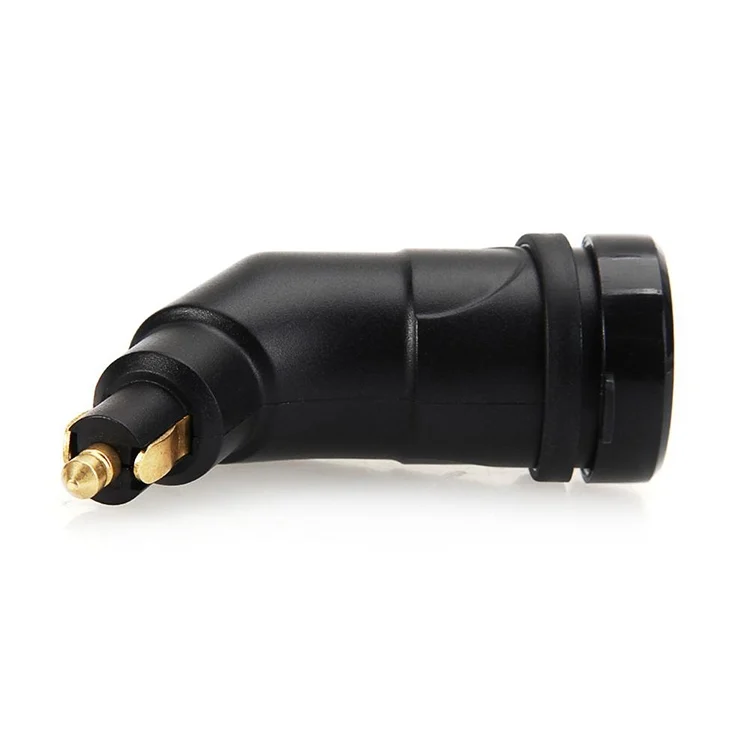 CRP1640_4.webp German European Standard Small Caliber Motorcycle Charger Cigarette Lighter Plug Elbow Phone Charger - Image 5