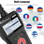 Ancel AS100 Car Fault Detector OBDII Engine Fault Light Clear - Image 4