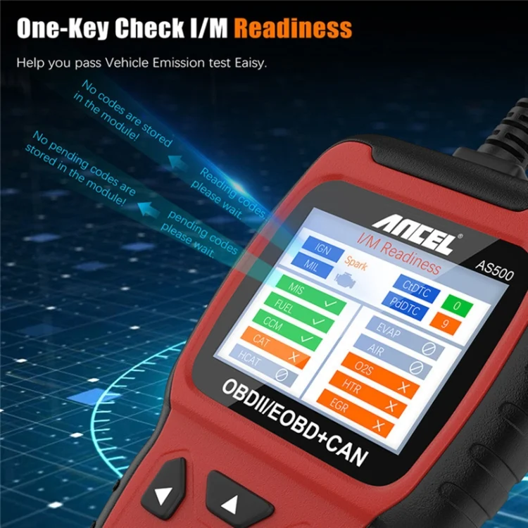 CRP1656_6.webp Ancel AS500 OBDII Scanner Engine Reader Car Diagnostics Tool - Image 7