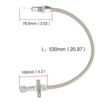 Car Flexible Stainless Transmission Gearbox Oil Dipstick 530mm Oil Measuring Rod for Chevrolet - Image 3