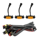 For Toyota Tacoma TRD 2016-2019 3 in 1 Car LED Front Grille Warning Lights, Daytime Running Lights & Wide Lights (Yellow Light)