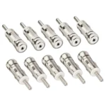 10pcs Car Vehicles Radio Stereo Aerial Antenna Mast Male Adapter DIN Connector Plug