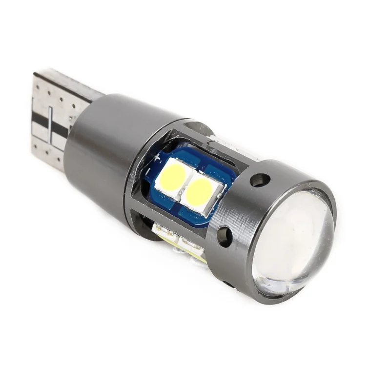 CRP2082_3.webp 2 PCS T10 DC12V / 2.3W / 6000K / 180LM 10LEDs SMD-3030 Car Clearance Light, with Decoding - Image 4