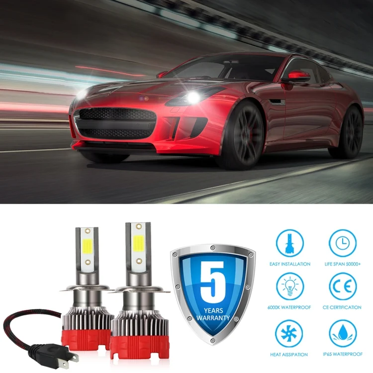 CRP2092_10.webp 2 PCS EV18 H7 DC9-30V 20W 6000K 2500LM Car LED Headlight Lamps - Image 11