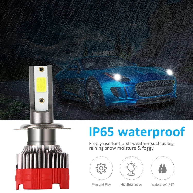 CRP2092_6.webp 2 PCS EV18 H7 DC9-30V 20W 6000K 2500LM Car LED Headlight Lamps - Image 7