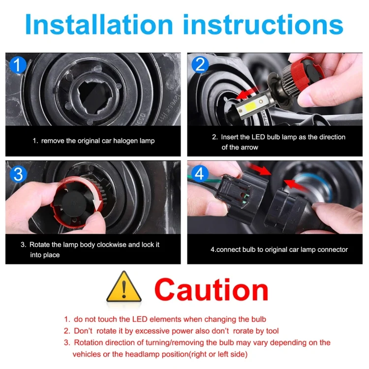CRP2092_7.webp 2 PCS EV18 H7 DC9-30V 20W 6000K 2500LM Car LED Headlight Lamps - Image 8