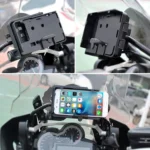 Motorcycle Mobile Phone Holder USB Charger Bracket - Image 8