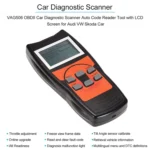 VAG506 Car Mini Code Reader OBD2 Fault Detector Diagnostic Tool - Image 6