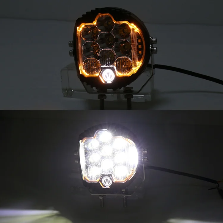 CRP2131_5.webp 5 inch DC12V-24V 5000LM 6500K 50W Car LED Headlight for Jeep Wrangler / Harley - Image 6