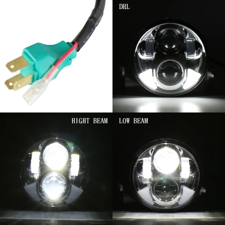 CRP2132B_4.webp 5.75 inch DC12V 6000K-6500K 40W Car LED Headlight for Harley - Image 5