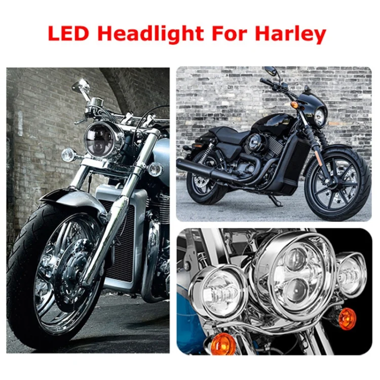 CRP2132B_5.webp 5.75 inch DC12V 6000K-6500K 40W Car LED Headlight for Harley - Image 6