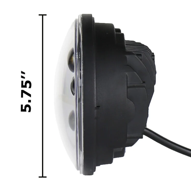 CRP2134S_3.webp 5.75 inch DC12V 6000K-6500K 40W Car LED Headlight for Harley - Image 4