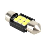 2 PCS 31mm DC12V / 2.5W / 6000K / 170LM 6LEDs SMD-3030 Car Reading Lamp Dome Light - Image 4