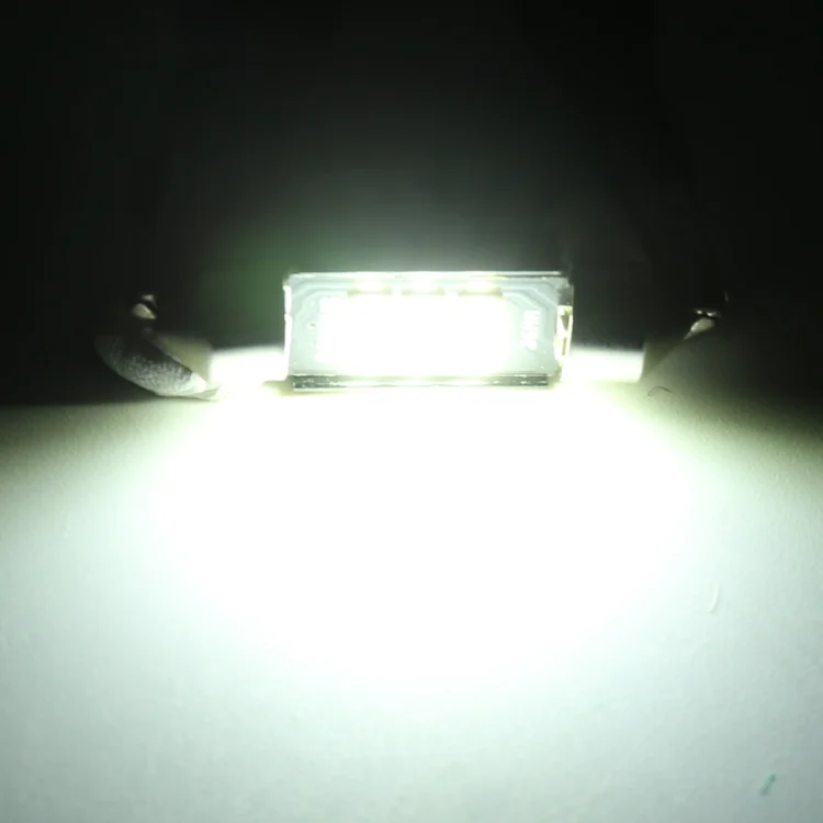 CRP2149_4.webp 2 PCS 36mm DC12V / 2.5W / 6000K / 170LM 6LEDs SMD-3030 Car Reading Lamp Dome Light - Image 5
